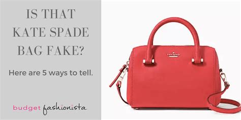 how to spot a fake kate spade bag|authentic kate spade bag.